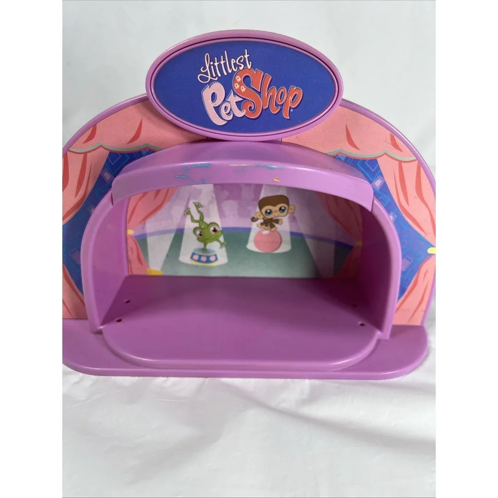 2007 Hasbro Littlest Pet Shop‎ Pink Stage Circus w/ Working Lights
